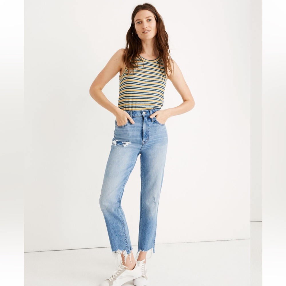 Madewell Light Blue Straight Leg Jeans
